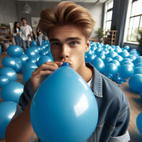 Blue Balloons 
